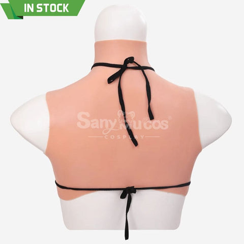 【In Stock】Cosplay Prop Fake breasts Suit Sleeveless Skin Color Ivory White / Bronze / Chocolate Black Cosplay Costumes