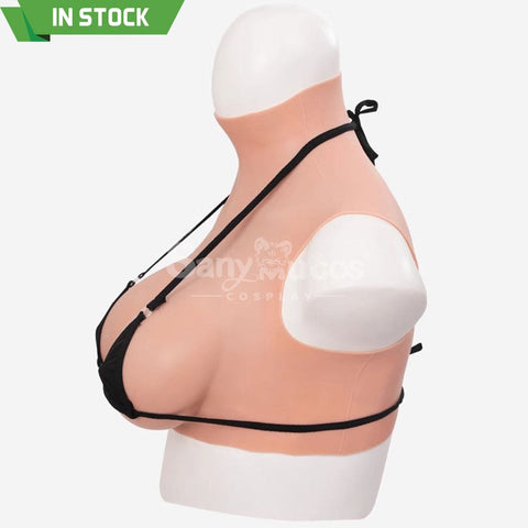 【In Stock】Cosplay Prop Fake breasts Suit Sleeveless Skin Color Ivory White / Bronze / Chocolate Black Cosplay Costumes