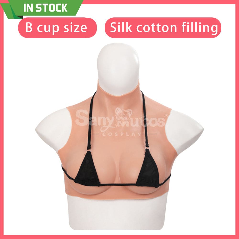 【In Stock】Cosplay Prop Fake breasts Suit Sleeveless Skin Color Ivory White / Bronze / Chocolate Black Cosplay Costumes