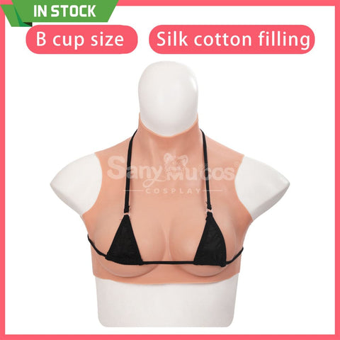 【In Stock】Cosplay Prop Fake breasts Suit Sleeveless Skin Color Ivory White / Bronze / Chocolate Black Cosplay Costumes