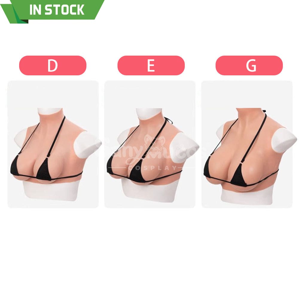 【In Stock】Cosplay Prop Fake breasts Suit Sleeveless Skin Color Ivory White / Bronze / Chocolate Black Cosplay Costumes