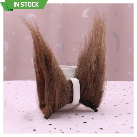 【In Stock】Fennec Fox Ears Hair Clips Cosplay Props Prop