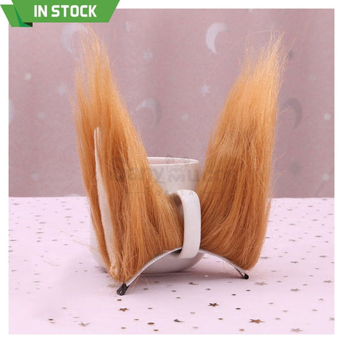 【In Stock】Fennec Fox Ears Hair Clips Cosplay Props Prop