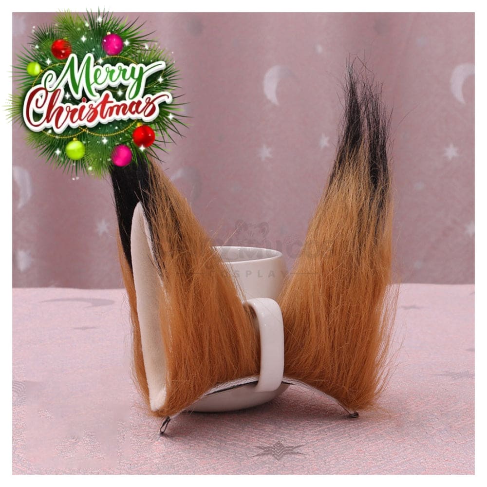 【In Stock】Fennec Fox Ears Hair Clips Cosplay Props Prop