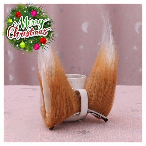 【In Stock】Fennec Fox Ears Hair Clips Cosplay Props Prop