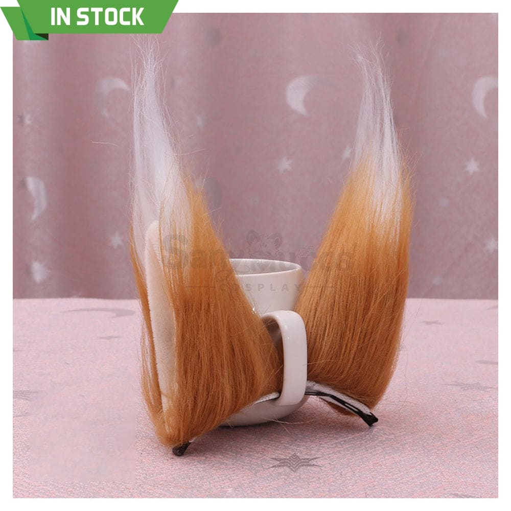 【In Stock】Fennec Fox Ears Hair Clips Cosplay Props Prop