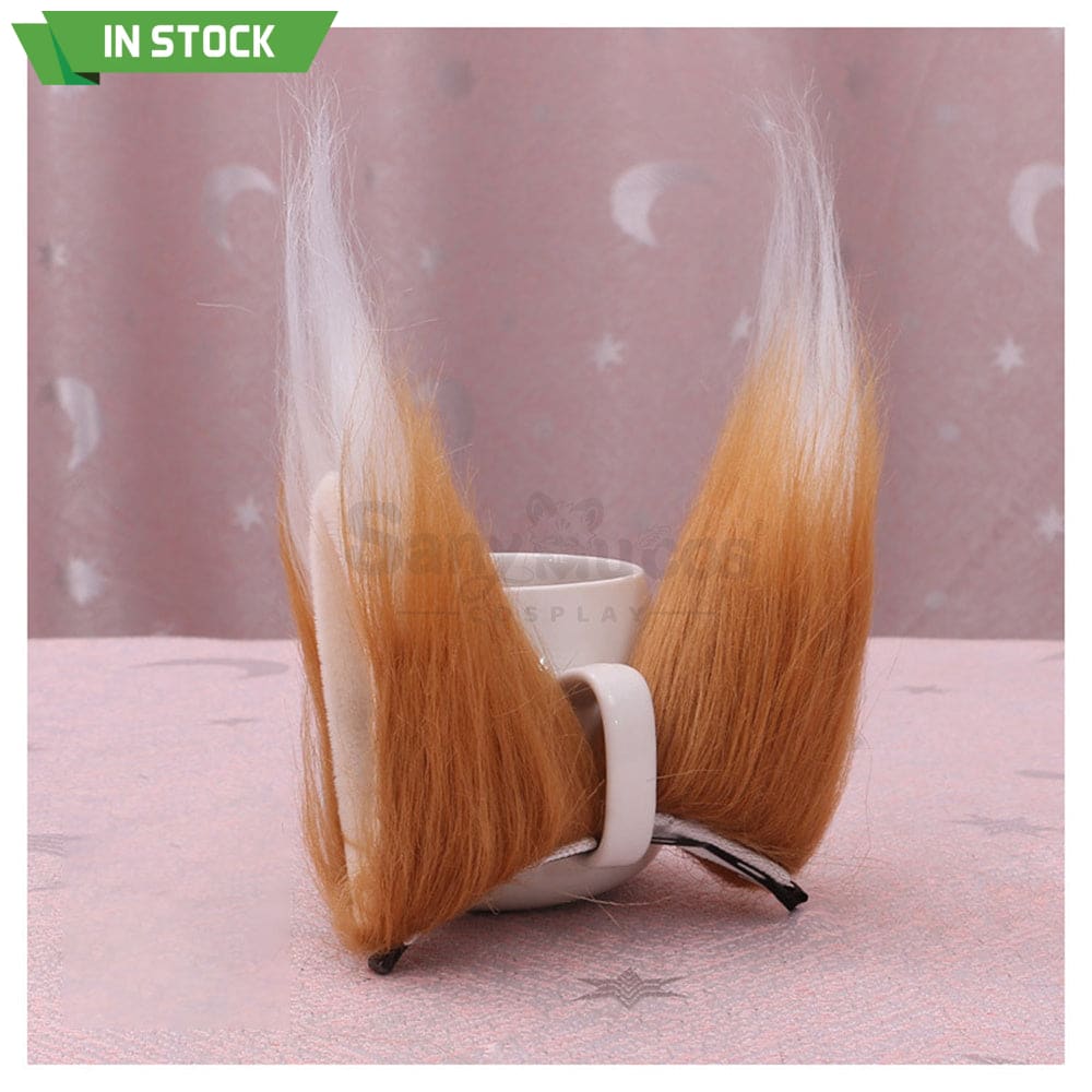 【In Stock】Fennec Fox Ears Hair Clips Cosplay Props Prop