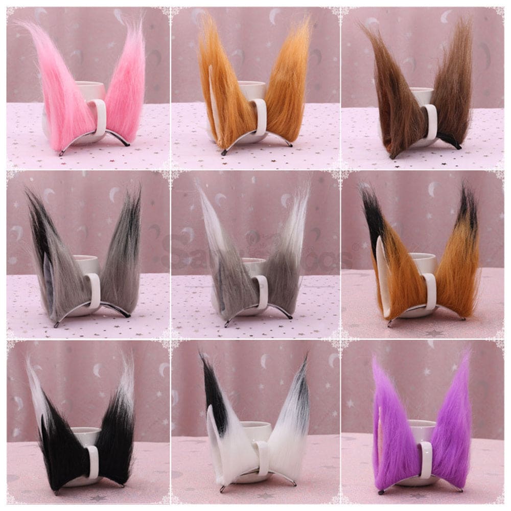 【In Stock】Fennec Fox Ears Hair Clips Cosplay Props Prop