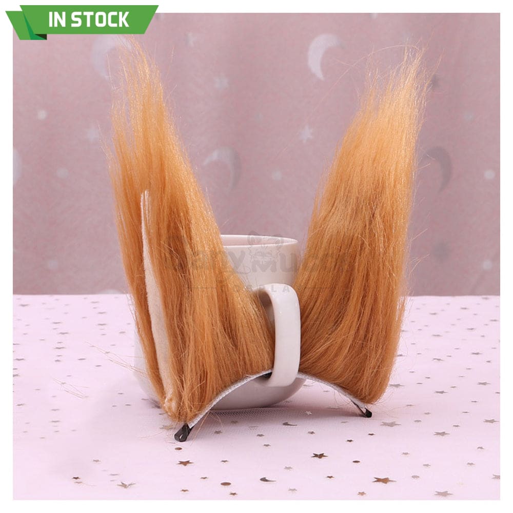 【In Stock】Fennec Fox Ears Hair Clips Cosplay Props Prop