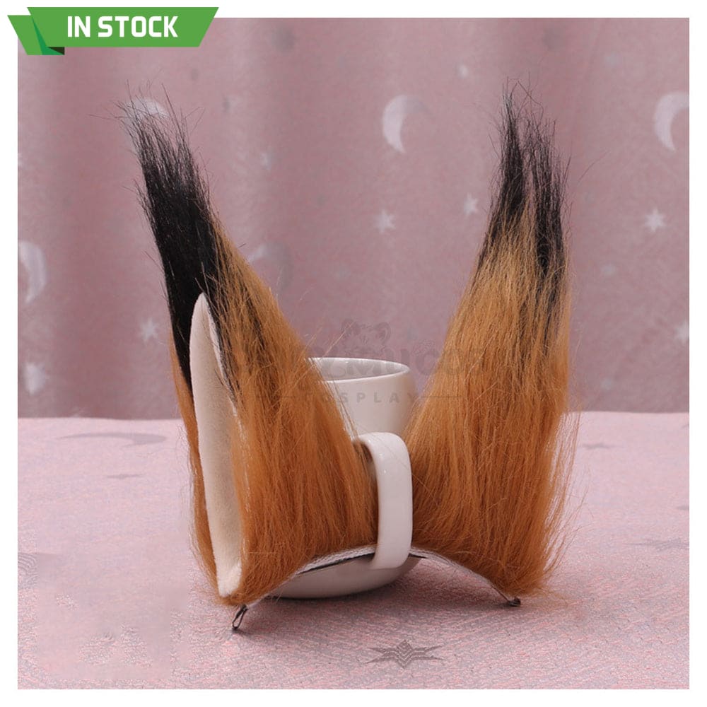 【In Stock】Fennec Fox Ears Hair Clips Cosplay Props Prop