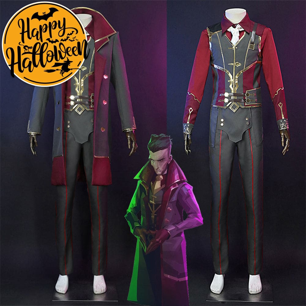 【In Stock】Game Arcane: League Of Legends Cosplay Silco Costume Costumes