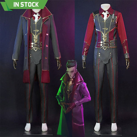 【In Stock】Game Arcane: League Of Legends Cosplay Silco Costume Costumes