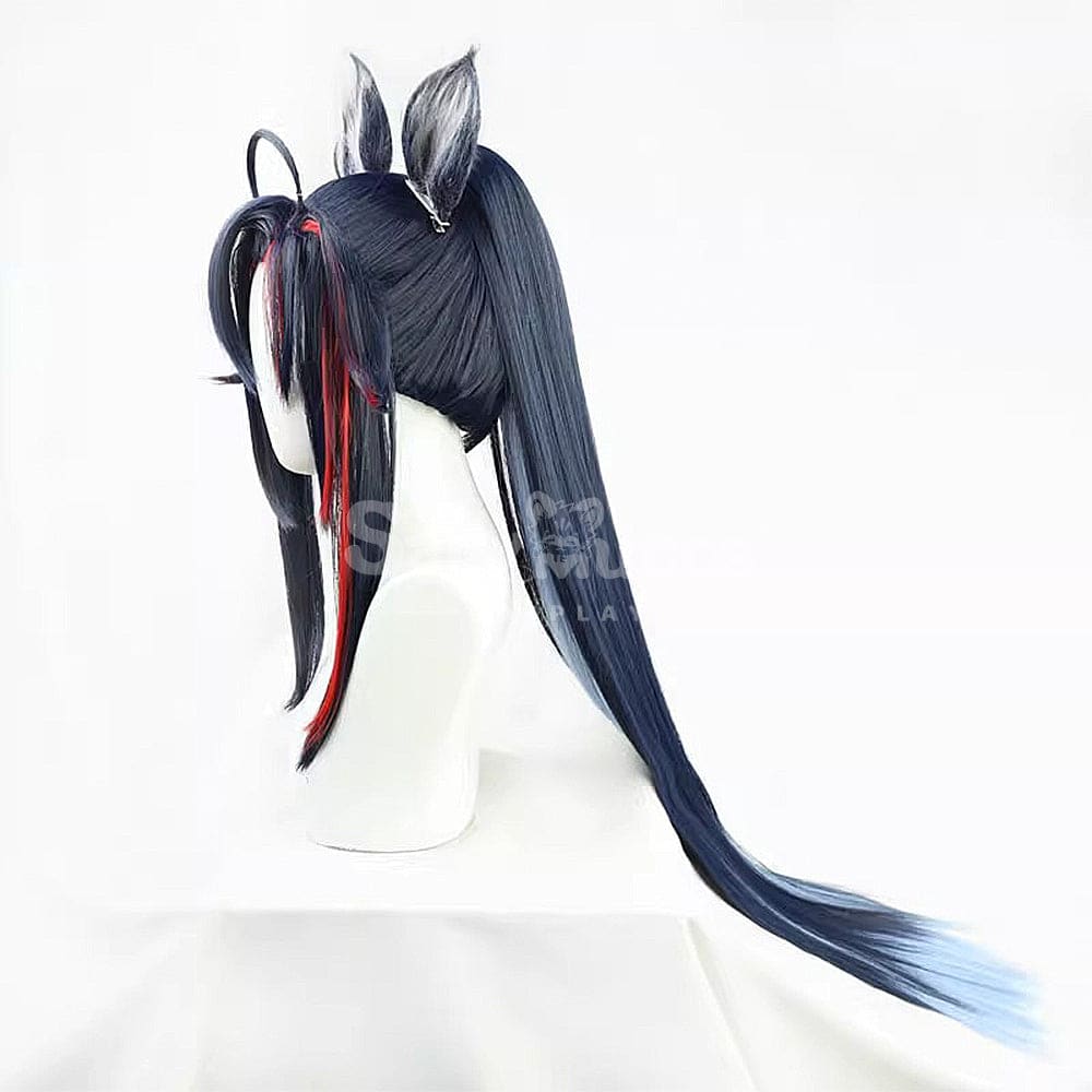 【In Stock】Game Arknights Cosplay Blaze Explosive Blue Flame Cosplay Wig Cosplay Wigs