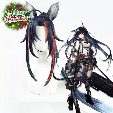 【In Stock】Game Arknights Cosplay Blaze Explosive Blue Flame Cosplay Wig Cosplay Wigs