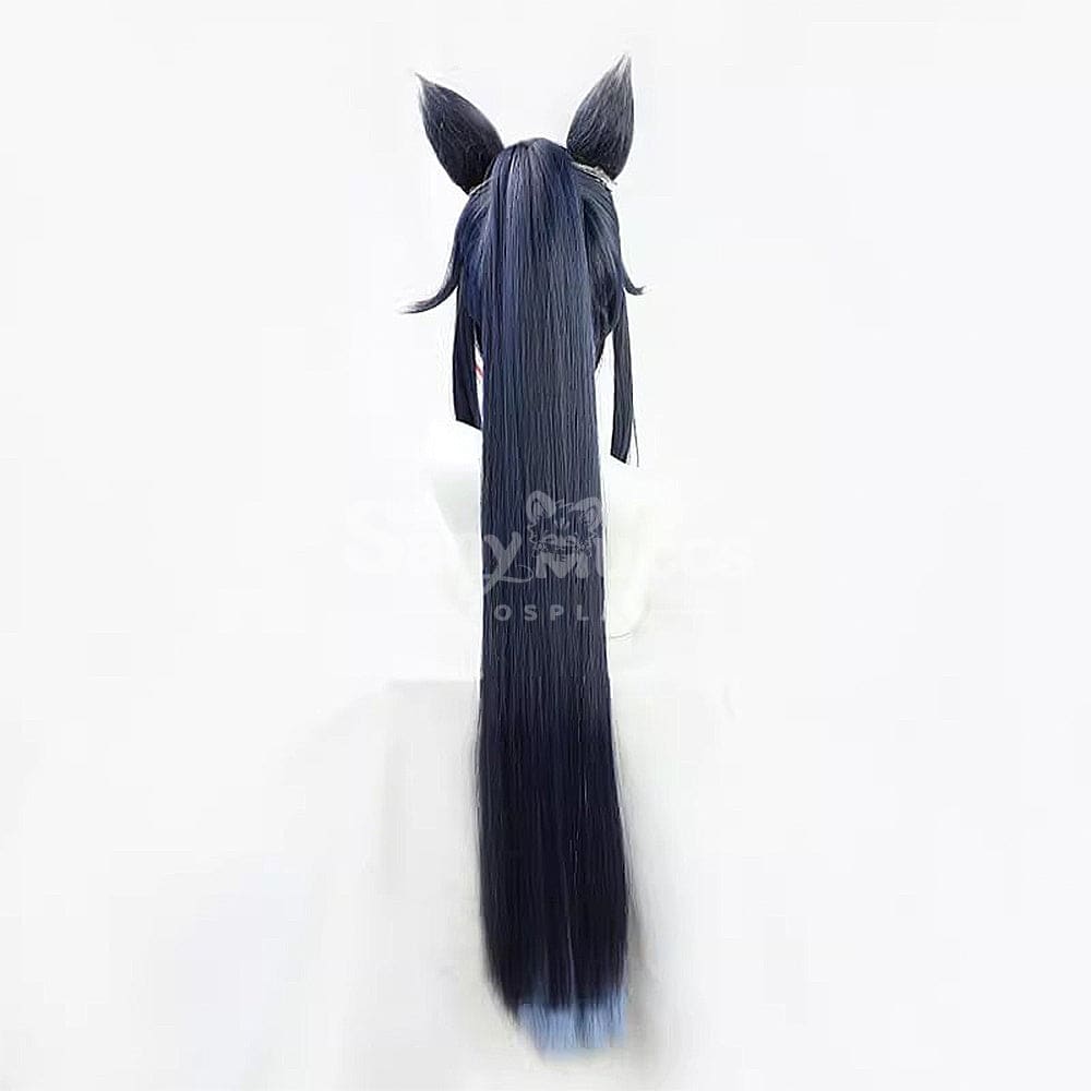【In Stock】Game Arknights Cosplay Blaze Explosive Blue Flame Cosplay Wig Cosplay Wigs