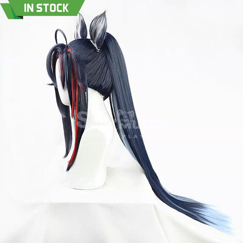 【In Stock】Game Arknights Cosplay Blaze Explosive Blue Flame Cosplay Wig Cosplay Wigs