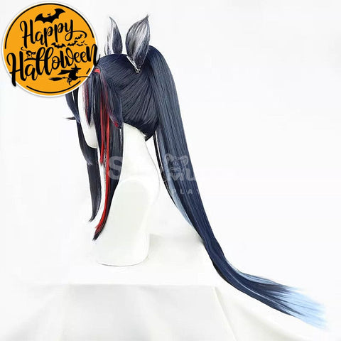 【In Stock】Game Arknights Cosplay Blaze Explosive Blue Flame Cosplay Wig Cosplay Wigs