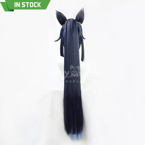【In Stock】Game Arknights Cosplay Blaze Explosive Blue Flame Cosplay Wig Cosplay Wigs