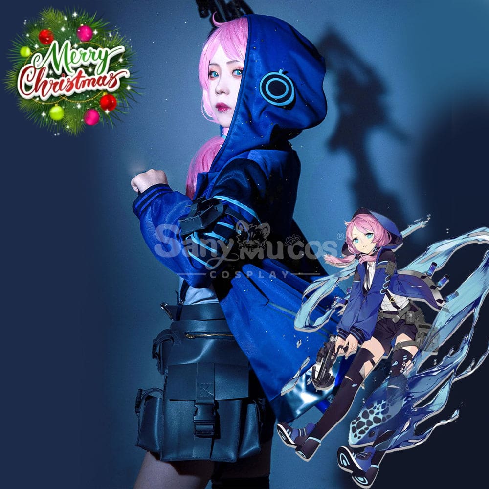 【In Stock】Game Arknights Cosplay Blue Poison Cosplay Costume Cosplay Costumes
