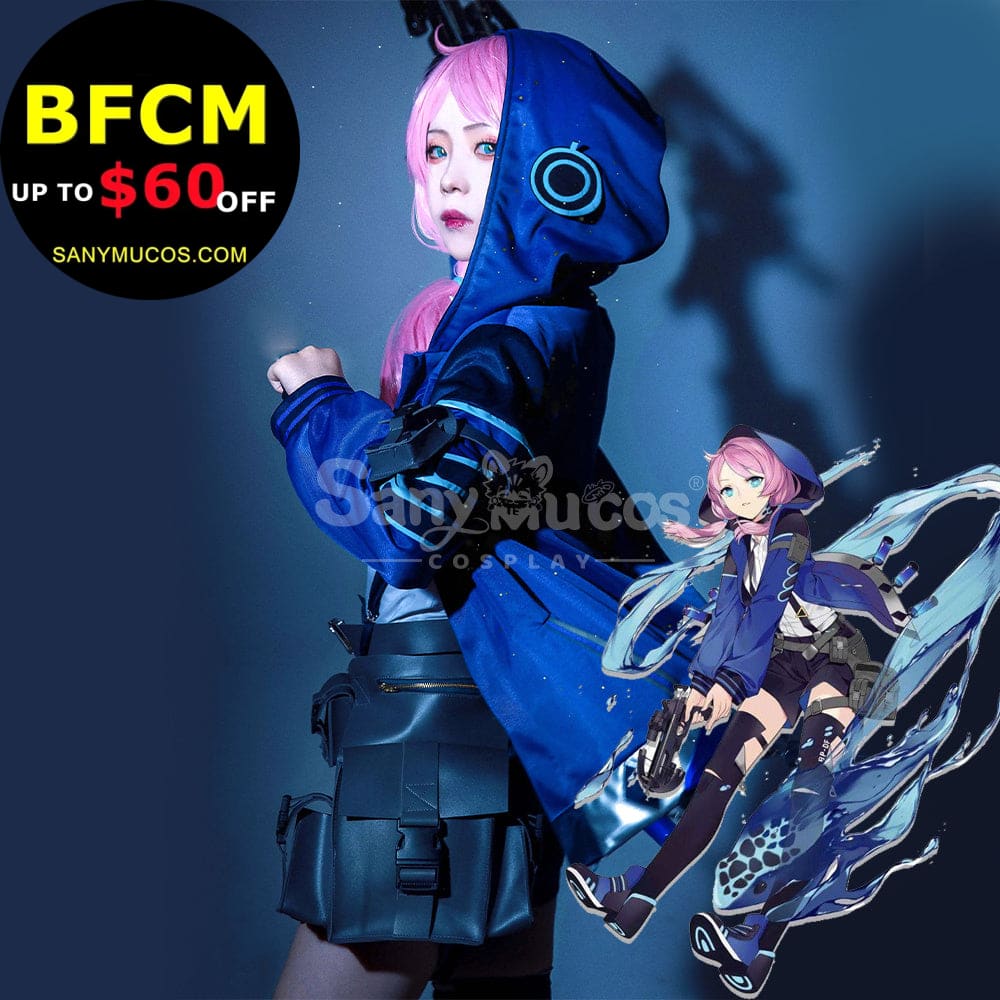 【In Stock】Game Arknights Cosplay Blue Poison Cosplay Costume Cosplay Costumes