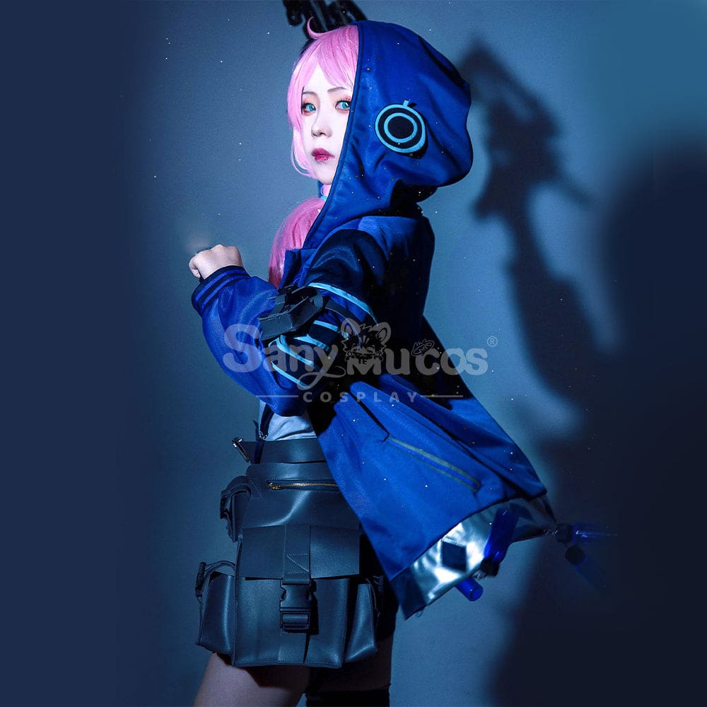 【In Stock】Game Arknights Cosplay Blue Poison Cosplay Costume Cosplay Costumes