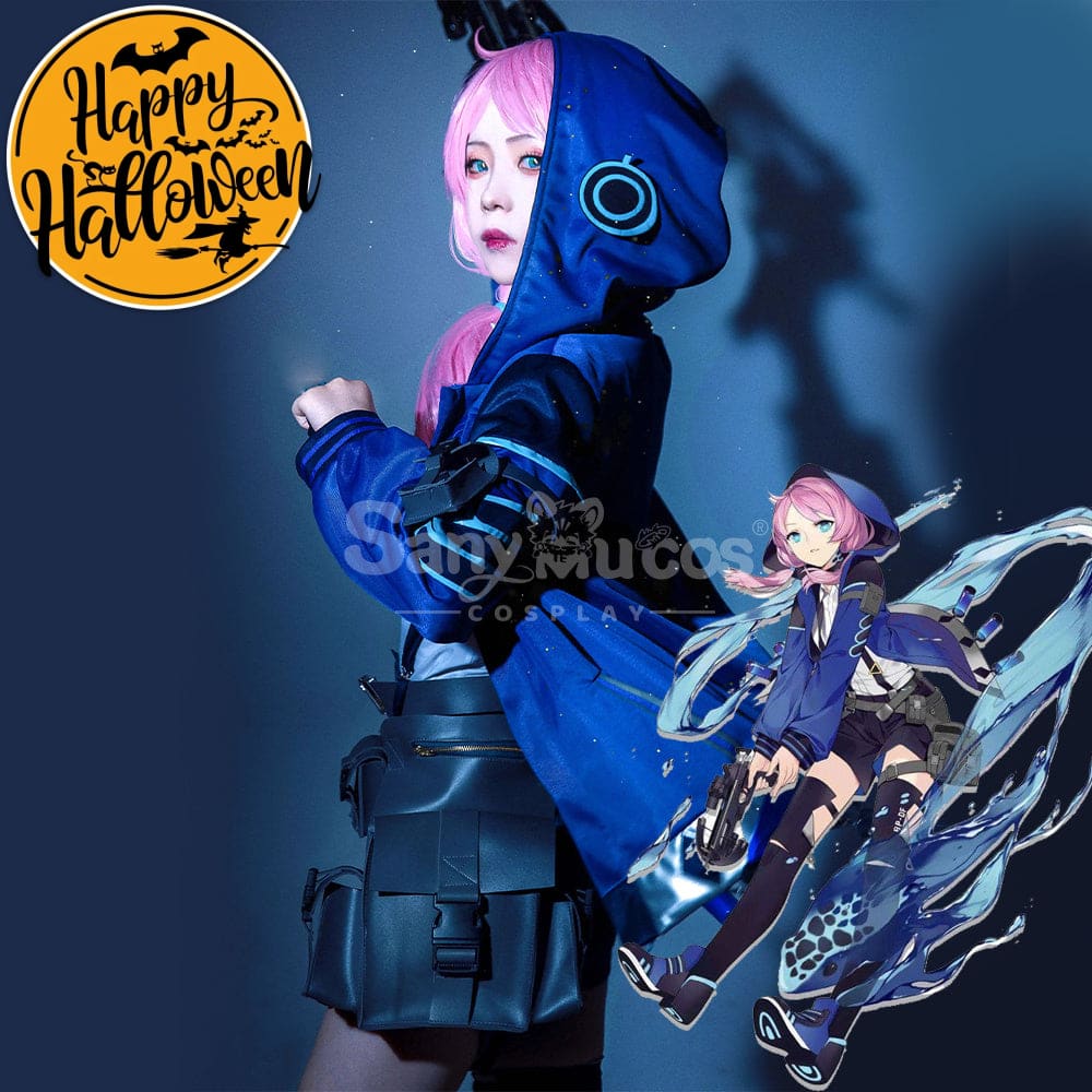 【In Stock】Game Arknights Cosplay Blue Poison Cosplay Costume Cosplay Costumes