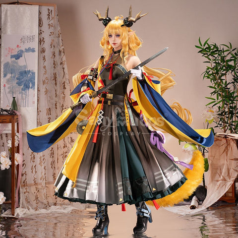 【Pre Sale】Game Arknights Cosplay Leizi Cosplay Costume Premium Edition Cosplay Costumes