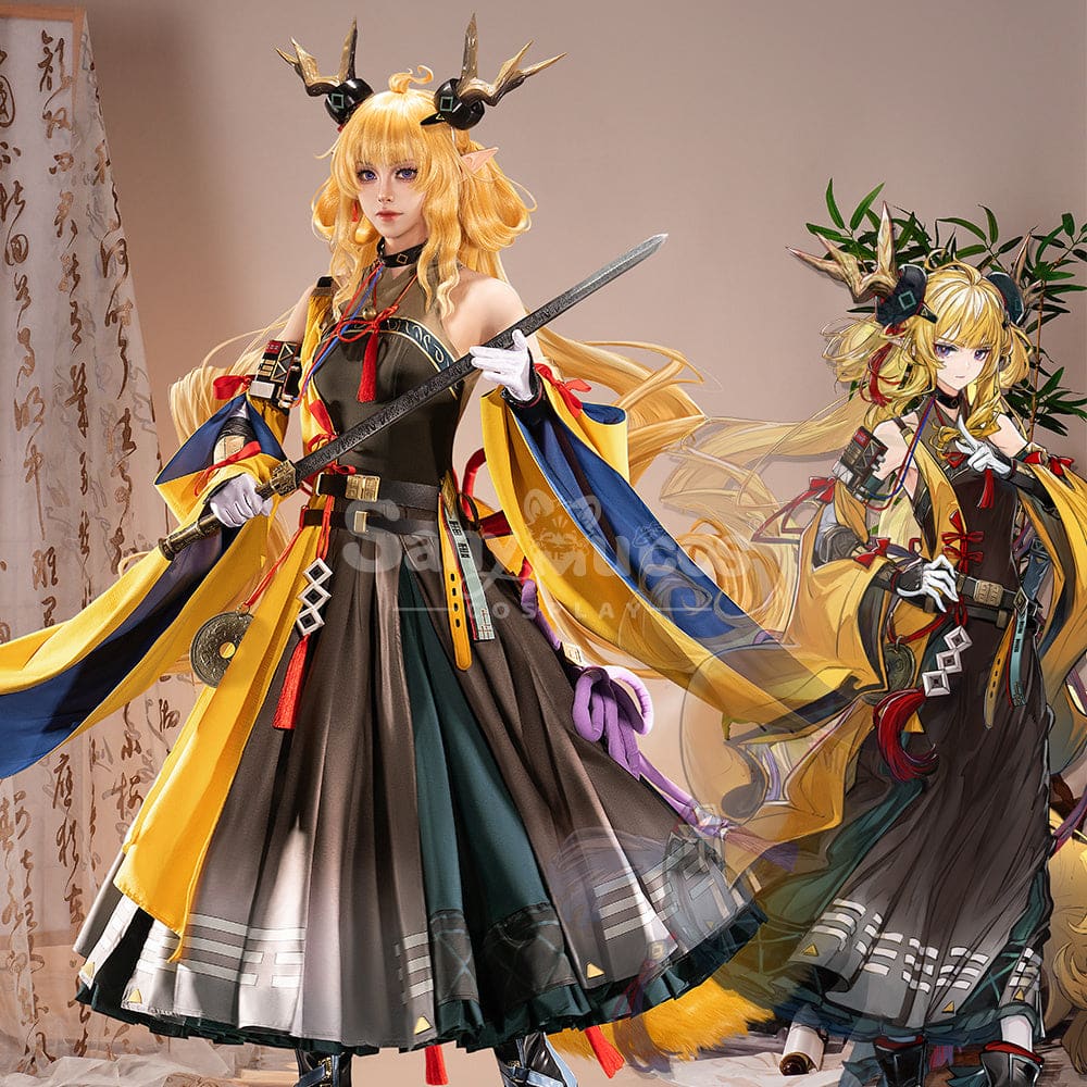 【Pre Sale】Game Arknights Cosplay Leizi Cosplay Costume Premium Edition Cosplay Costumes