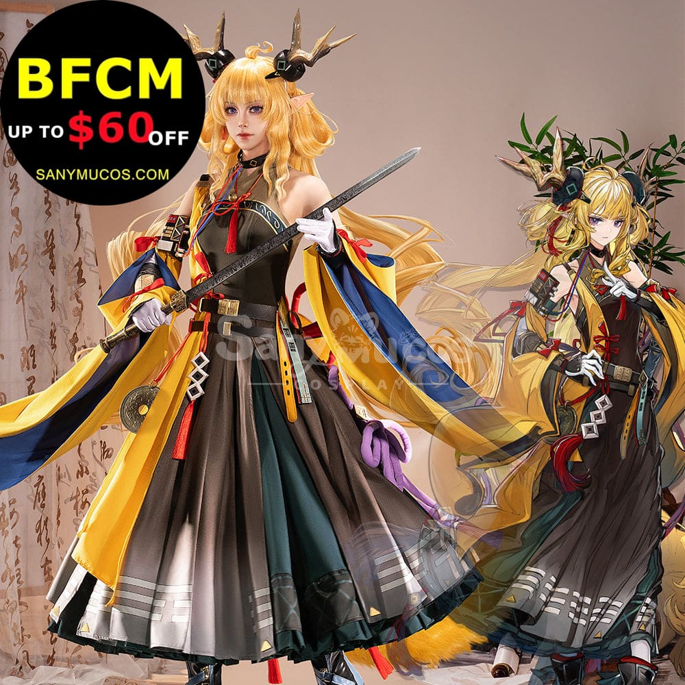 【Pre Sale】Game Arknights Cosplay Leizi Cosplay Costume Premium Edition Cosplay Costumes