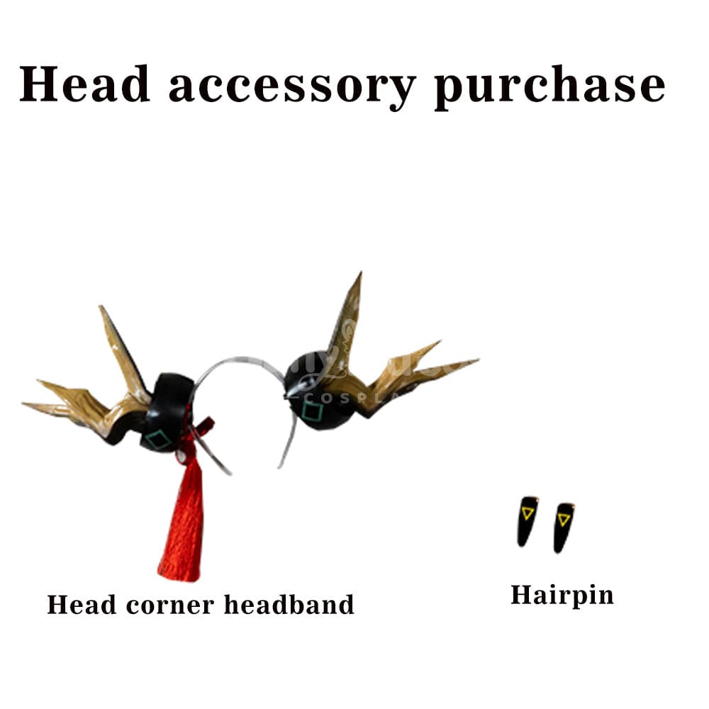【Pre Sale】Game Arknights Cosplay Leizi Cosplay Costume Premium Edition Hair Accessory Cosplay Costumes