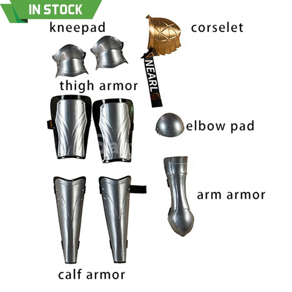 Game Arknights Cosplay Nearl The Radiant Knight Costume Premium Edition Arm And Leg Armor Costumes