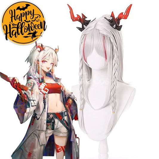 【In Stock】Game Arknights Cosplay Nian Cosplay Wig Cosplay Wigs 1000