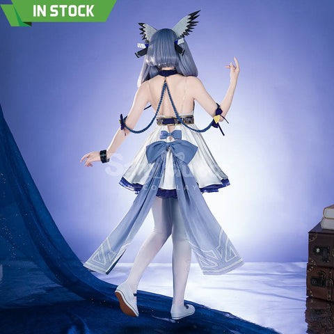 【Pre-Sale】Game Arknights Cosplay Ptilopsis Costume Premium Edition Costumes