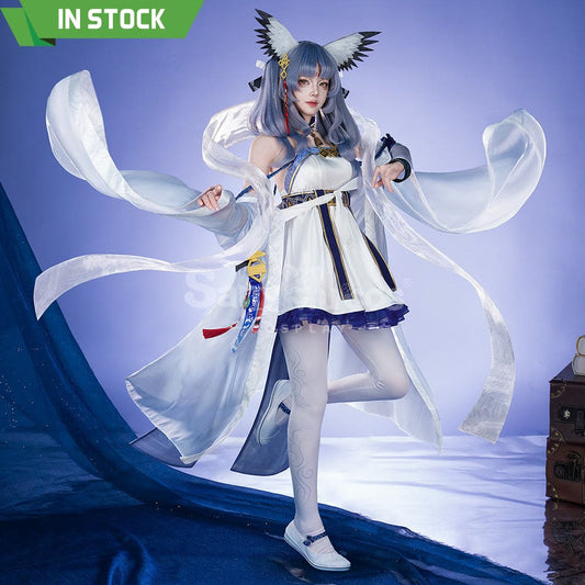 【Pre-Sale】Game Arknights Cosplay Ptilopsis Costume Premium Edition Costumes 1000