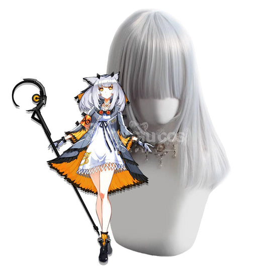 【In Stock】Game Arknights Cosplay Ptilopsis Cosplay Wig Cosplay Wigs 1000