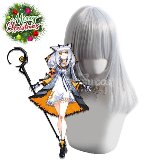 【In Stock】Game Arknights Cosplay Ptilopsis Cosplay Wig Cosplay Wigs 1000