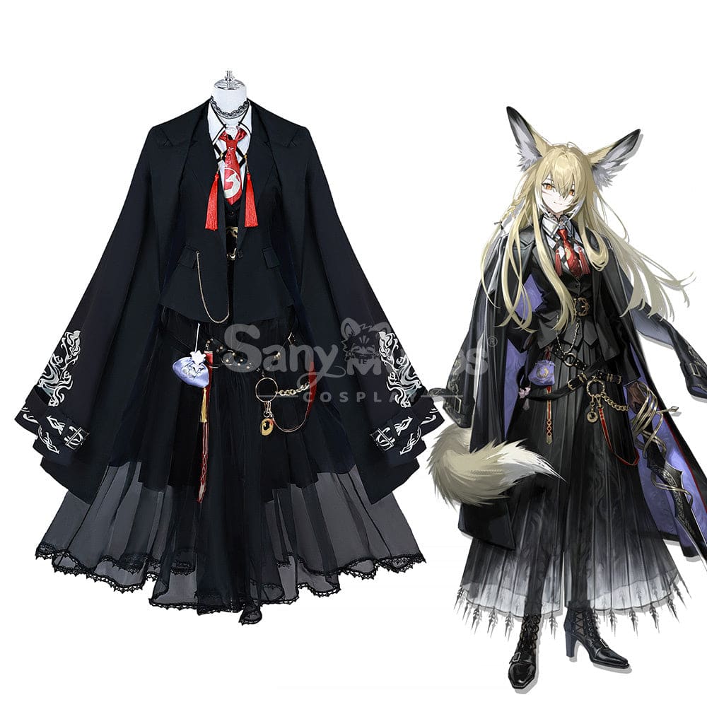 【In Stock】Game Arknights Cosplay Vulpisfoglia Costume Costumes