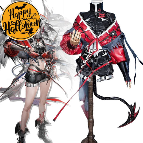 【In Stock】Game Arknights Cosplay Wiš’adel Cosplay Costume Cosplay Costumes