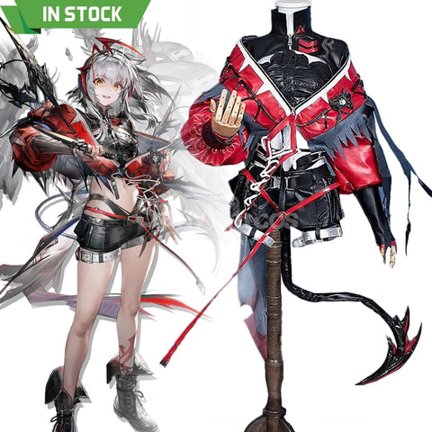 【In Stock】Game Arknights Cosplay Wiš’adel Cosplay Costume Cosplay Costumes