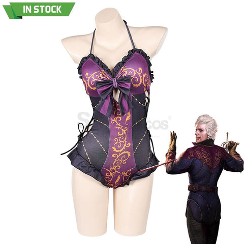 【In Stock】Game Baldur’s Gate 3 Cosplay Astarion Ancunín Swimsuit Costume Costumes