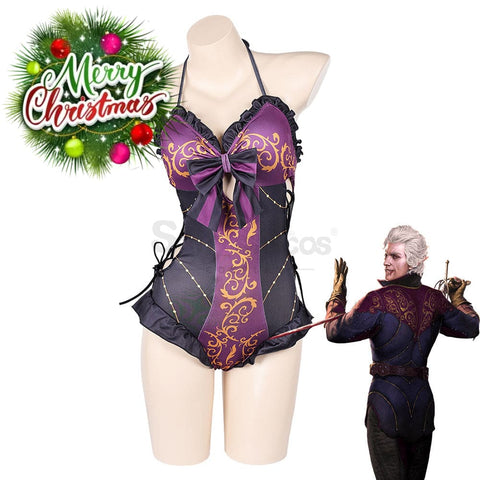 【In Stock】Game Baldur’s Gate 3 Cosplay Astarion Ancunín Swimsuit Costume Costumes