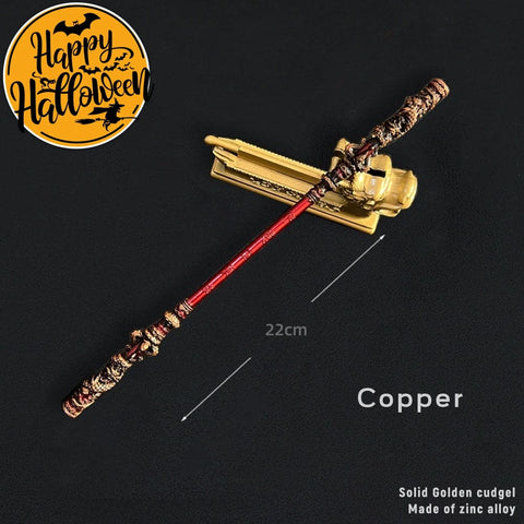 【In Stock】Game Black Myth Wukong Cosplay Ruyi Golden Hoop Props 22Cm And 30Cm / #3 Prop