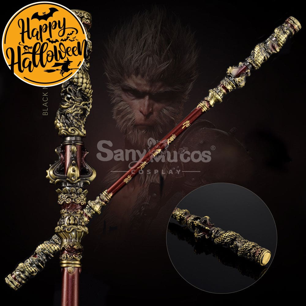 【In Stock】Game Black Myth Wukong Cosplay Ruyi Golden Hoop Props 35Cm Prop