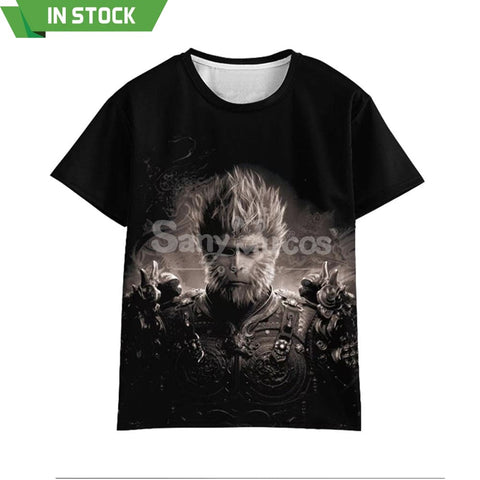 【In Stock】Game Black Myth Wukong Cosplay T-Shirt Costume Costumes