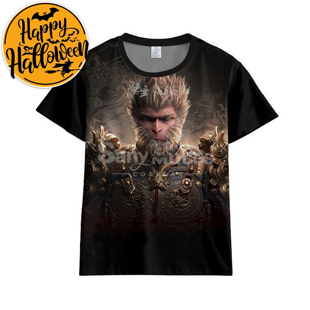 【In Stock】Game Black Myth Wukong Cosplay T-Shirt Costume Costumes