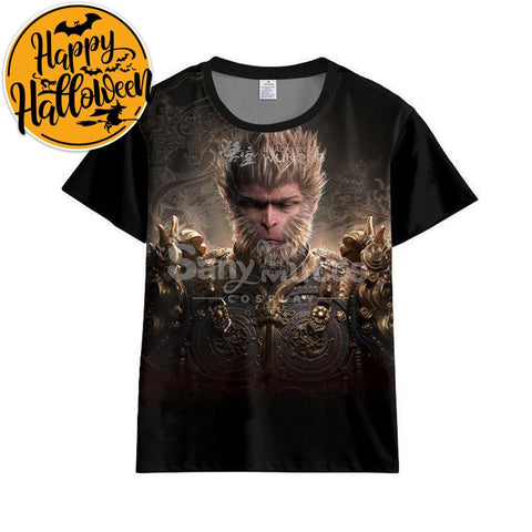【In Stock】Game Black Myth Wukong Cosplay T-Shirt Costume Costumes