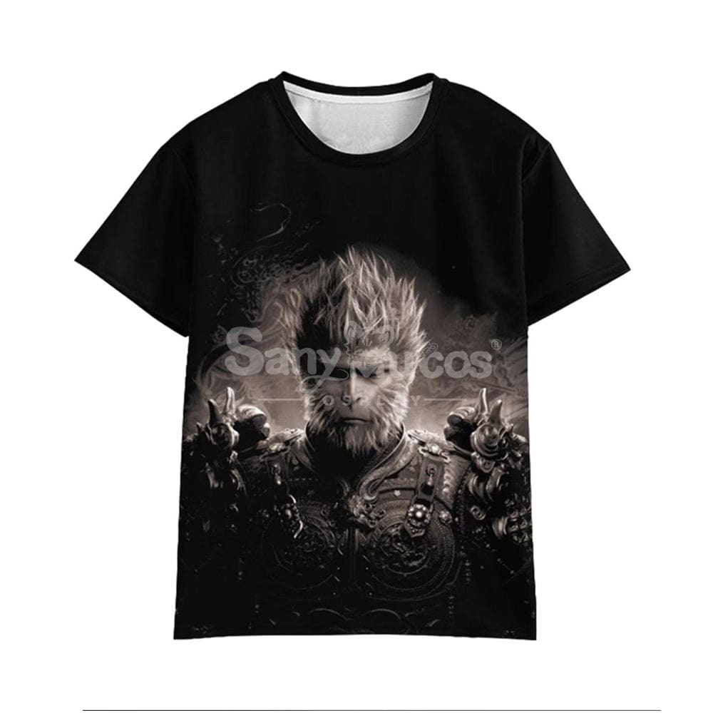 【In Stock】Game Black Myth Wukong Cosplay T-Shirt Costume Costumes