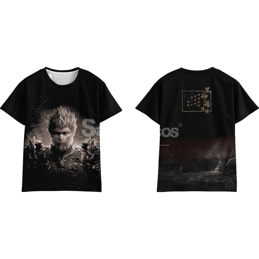 【In Stock】Game Black Myth Wukong Cosplay T-Shirt Costume Costumes