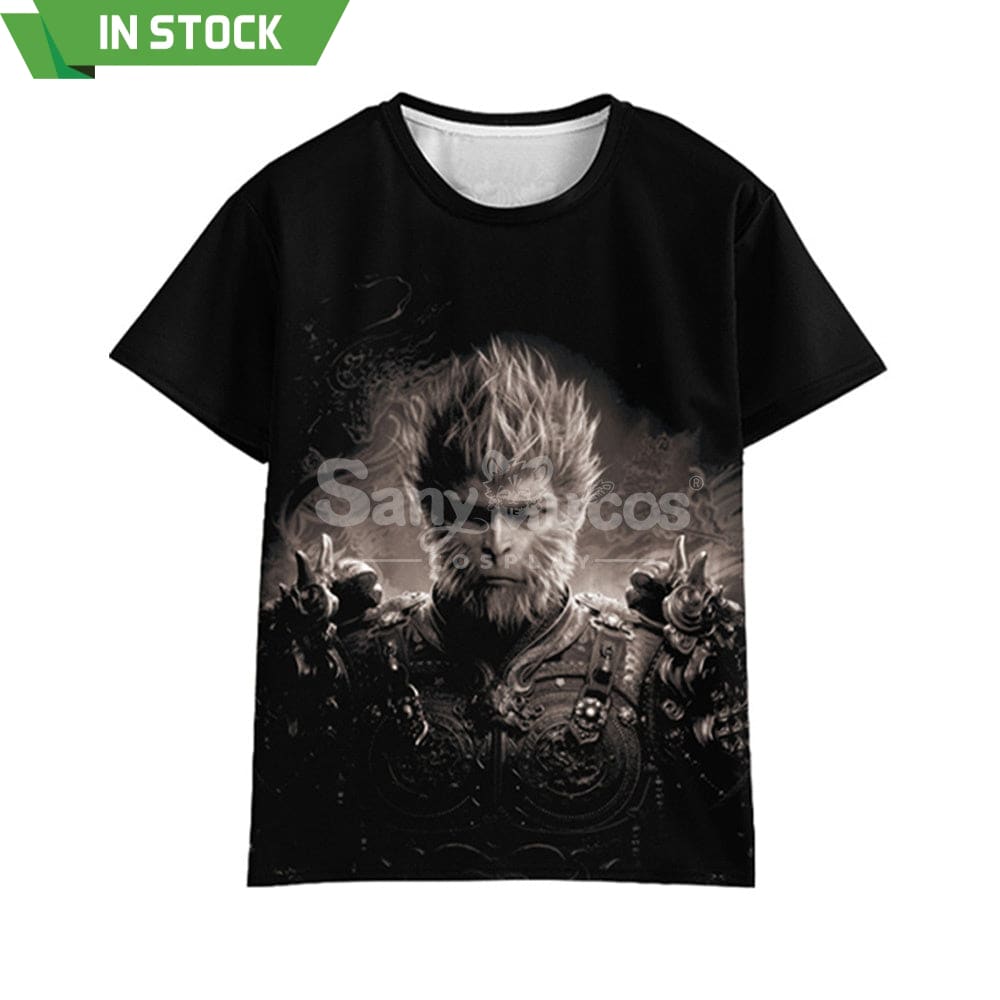 【In Stock】Game Black Myth Wukong Cosplay T-Shirt Costume Costumes