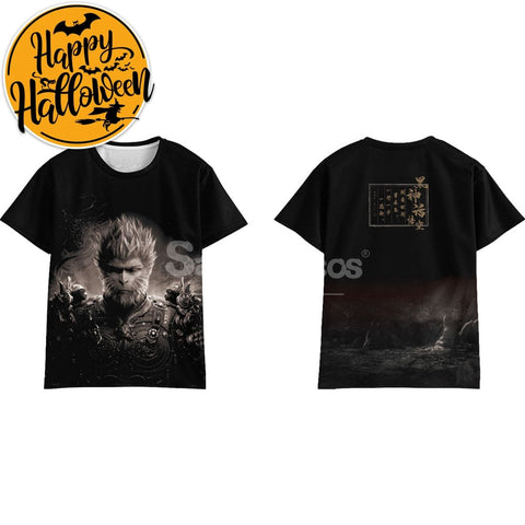 【In Stock】Game Black Myth Wukong Cosplay T-Shirt Costume Costumes